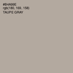#B4A99E - Taupe Gray Color Image